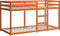 vidaXL - Stapelbed - massief - grenenhout - wasbruin - 75x190 - cm