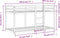 vidaXL - Stapelbed - massief - grenenhout - wasbruin - 75x190 - cm