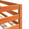 vidaXL - Stapelbed - massief - grenenhout - wasbruin - 80x200 - cm