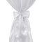 vidaXL - Statafelhoes - met - strik - 60cm - Wit - (2 - stuks)