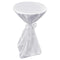 vidaXL - Statafelhoes - met - strik - 60cm - Wit - (2 - stuks)