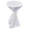 vidaXL - Statafelhoes - met - strik - 70cm - Wit - (2 - stuks)