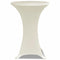 vidaXL - Statafelhoes - Stretch - Ø60cm - Crème - (2 - stuks)