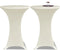 vidaXL - Statafelhoes - Stretch - Ø70cm - Crème - (2 - stuks)