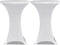 vidaXL - Statafelhoes - Stretch - Ø70cm - Wit - (2 - stuks)