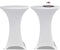 vidaXL - Statafelhoes - Stretch - Ø70cm - Wit - (2 - stuks)