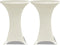 vidaXL - Statafelhoes - Stretch - Ø80cm - Crème - (2 - stuks)