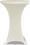 vidaXL - Statafelhoes - Stretch - Ø80cm - Crème - (2 - stuks)