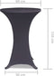 vidaXL - Statafelhoes - Stretch - Ø80cm - Crème - (2 - stuks)
