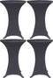 vidaXL - Statafelhoes - Stretch - Ø80cm - Crème - (2 - stuks)