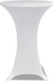 vidaXL - Statafelhoes - Stretch - Ø80cm - Wit - (2 - stuks)
