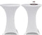 vidaXL - Statafelhoes - Stretch - Ø80cm - Wit - (2 - stuks)
