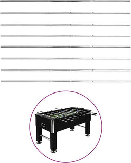 vidaXL Staven voor voetbaltafel 8 st 15,9 mm