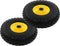 vidaXL - Steekwagenwielen - 3,00-4 - (260x85) - massief - PU - 2 - st