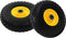 vidaXL - Steekwagenwielen - 3,00-4 - (260x85) - massief - PU - 2 - st