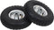 vidaXL - Steekwagenwielen - 4,10/3,50-4 - (260x83) - rubber - 2 - st