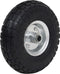 vidaXL - Steekwagenwielen - 4,10/3,50-4 - (260x83) - rubber - 2 - st