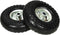 vidaXL - Steekwagenwielen - 4,10/3,50-4 - (260x83) - rubber - 2 - st