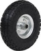 vidaXL - Steekwagenwielen - 4,10/3,50-4 - (260x83) - rubber - 4 - st
