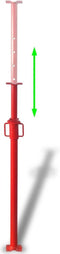 vidaXL - Stempel - 180 - cm - rood