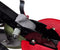 vidaXL Step elektrisch met zitje 120 W rood