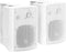 vidaXL Stereoluidsprekers wandmontage 2 st 80 W wit