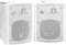 vidaXL Stereoluidsprekers wandmontage 2 st 80 W wit