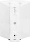 vidaXL Stereoluidsprekers wandmontage 2 st 80 W wit