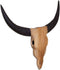 vidaXL - Stierenbeeld - wandgemonteerd - 69x6x60 - cm - teakhout