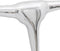 vidaXL - Stierenkop - voor - aan - de - muur - aluminium - 72 - cm - zilverkleurig