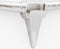 vidaXL - Stierenkop - voor - aan - de - muur - aluminium - 72 - cm - zilverkleurig