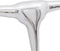 vidaXL - Stierenkop - voor - aan - de - muur - aluminium - 96 - cm - zilverkleurig