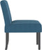 vidaXL - Stoel - fluweel - blauw