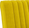 vidaXL - Stoel - fluweel - geel
