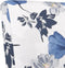 vidaXL - Stoel - gebloemd - stof - blauw