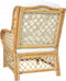 vidaXL - Stoel - met - kussen - natuurlijk - rattan - en - linnen