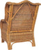 vidaXL - Stoel - met - kussen - natuurlijk - rattan - en - linnen - lichtbruin