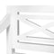 vidaXL - Stoelen - Batavia - 2 - st - massief - mahoniehout - wit