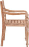 vidaXL - Stoelen - Batavia - 2 - st - massief - teakhout - met - whitewash - afwerking