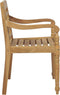vidaXL - Stoelen - Batavia - 2 - st - massief - teakhout