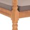 vidaXL - Stoelen - Batavia - 2 - st - met - donkergrijze - kussens - massief - teakhout