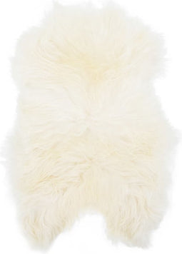 vidaXL - Stoelhoes - IJslander - schapenvacht - 70x110 - cm - crèmekleurig