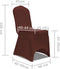 vidaXL - Stoelhoes - stretch - 4 - st - bruin