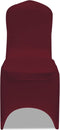 vidaXL - Stoelhoes - stretch - 4 - stuks - bordeaux