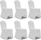 vidaXL - Stoelhoes - stretch - 4 - stuks - groen