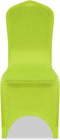 vidaXL - Stoelhoes - stretch - 4 - stuks - groen