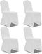 vidaXL - Stoelhoes - stretch - 4 - stuks - groen