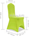 vidaXL - Stoelhoes - stretch - 4 - stuks - groen