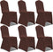 vidaXL - Stoelhoes - stretch - 4 - stuks - wit