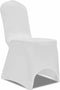 vidaXL - Stoelhoes - stretch - 4 - stuks - wit